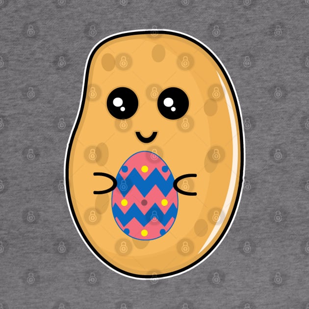 Potato with Easter Egg by LunaMay